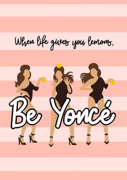 Beyoncé Queenbee Love & Friendship Card 2222 created by Stephanie Silva