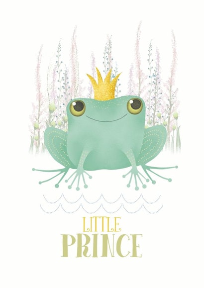 Frog Prince Birthday Card 33202 created by Sandpaper Kisses