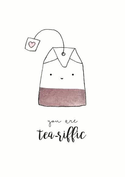 pun tea Love & Friendship Card 6387 created by Nicole Julia