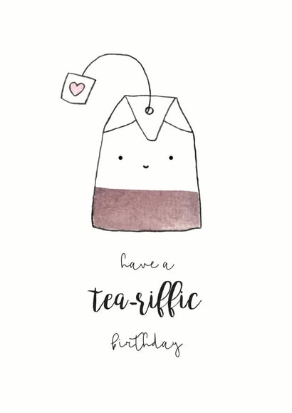 pun tea Birthday Card 6388 created by Nicole Julia