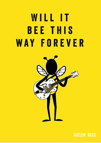 courteeners music Card 33296 created by Buzzin' Bees