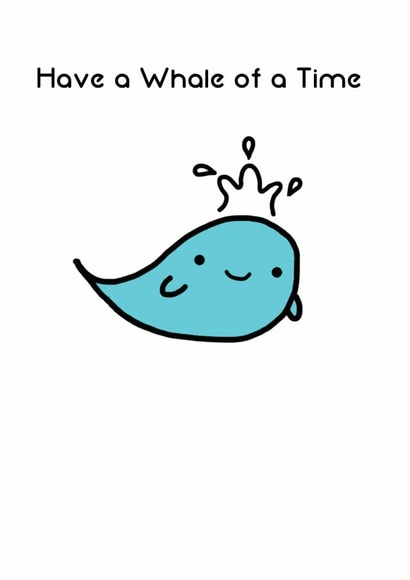 funny humour Just because Card 9832 created by Cat Flap Cards