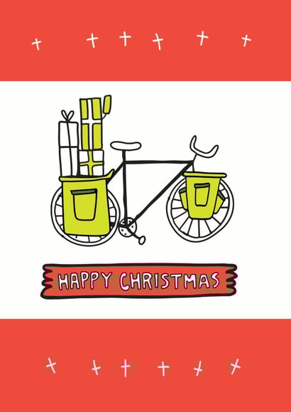 Bike Christmas Card created by Angela Chick