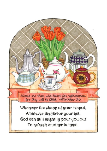teapots birthday Card 33268 created by Jennifer Jahromi