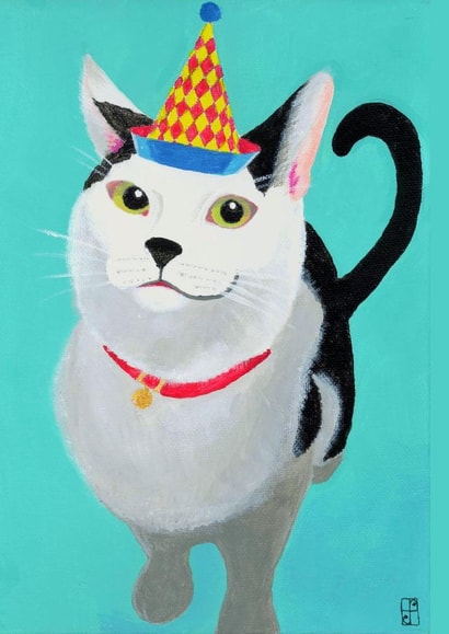 party+animal party+cat Card 33271 created by Jennifer Jahromi