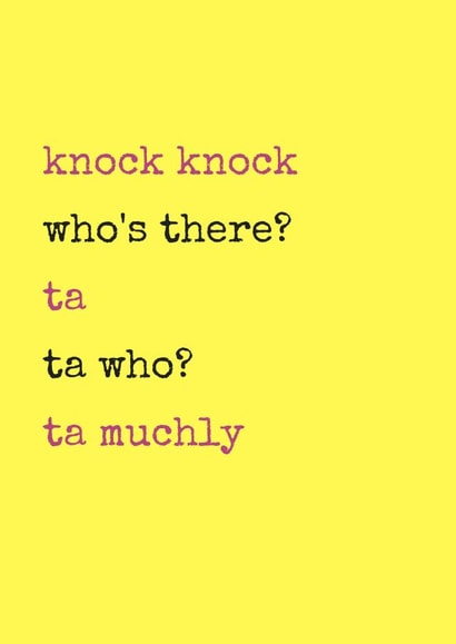 thanks thankyou Card 29505 created by Hedge & Hog Prints