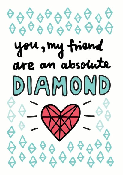 Diamond Friend Card created by Angela Chick