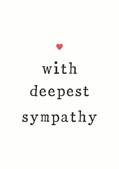 heart with Sympathy Card 11037 created by The Two Wagtails