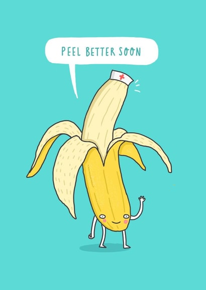 funny humour Get Well Card 2152 created by Charly Clements