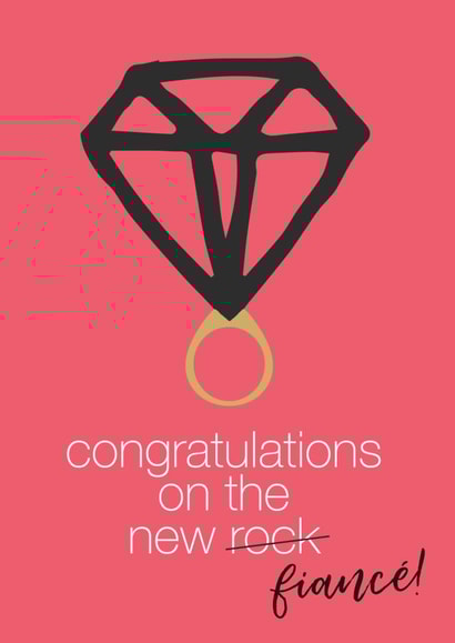 New Fiance - engagement - red created by Open Space Collective