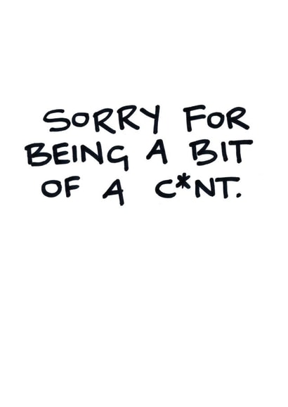 swears cunt Card 33316 created by Sozzij Illustrations