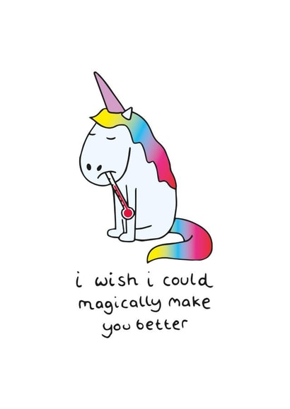 Unicorn Get Well Soon Card created by Kerry Stewart