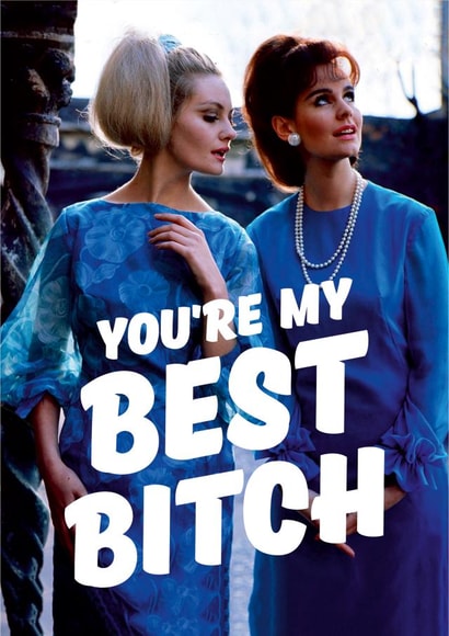 HUMOUR BESTIE Love & Friendship Card 3003 created by Dean Morris Cards