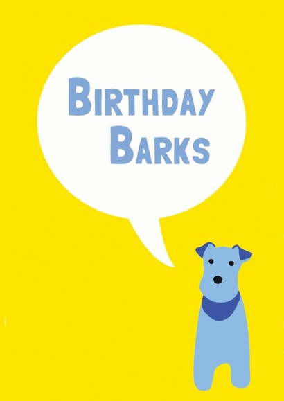 Dog Terrier Birthday Card 33467 created by Forever Foxed