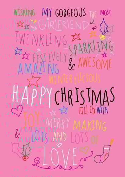 girlfriend xmas Christmas Card 27962 created by Love and Happy Stuff