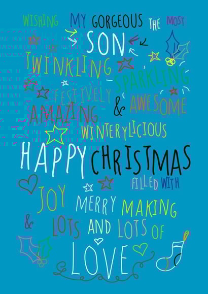 son male Christmas Card 27967 created by Love and Happy Stuff