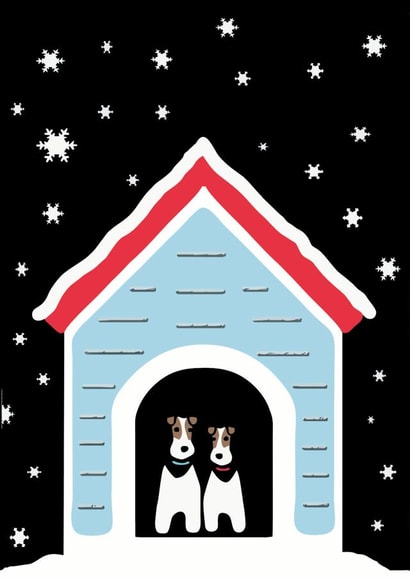 Snow Christmas Card 33475 created by Forever Foxed
