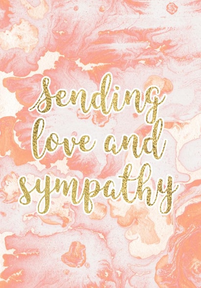 sympathy love Sympathy Card 10865 created by Emma M. Ezzie