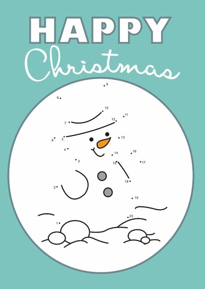 activity game Christmas Card 9659 created by Jodie Gaul & Co