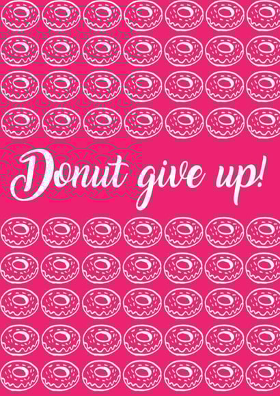 donut food Just because Card 1252 created by Aysha Samrin