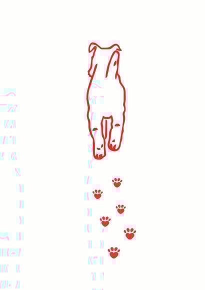 Walking Dog Card 33477 created by Forever Foxed