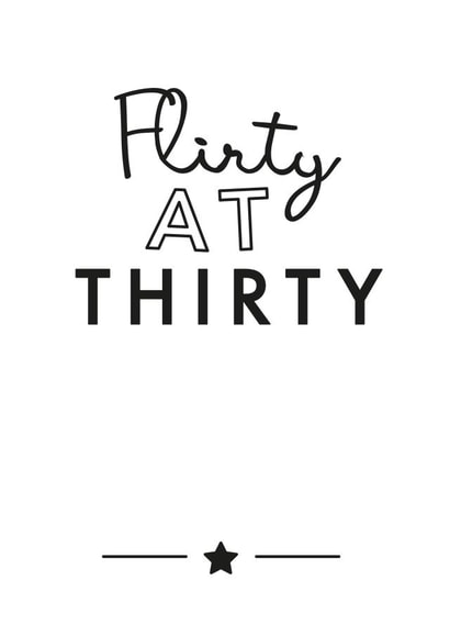 flirty thirty Birthday Card 32102 created by Jodie Gaul & Co