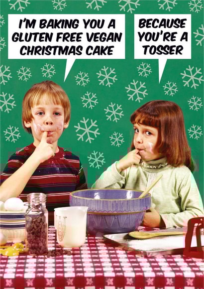 FUNNY RUDE Christmas Card 3004 created by Dean Morris Cards