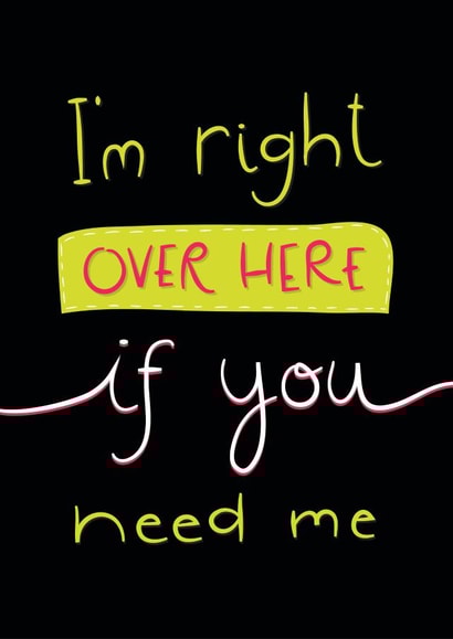 friend mental Thinking of you Card 10800 created by The Happy Life Balance Co.