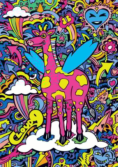 giraffes animals Card 27335 created by Manic Minotaur