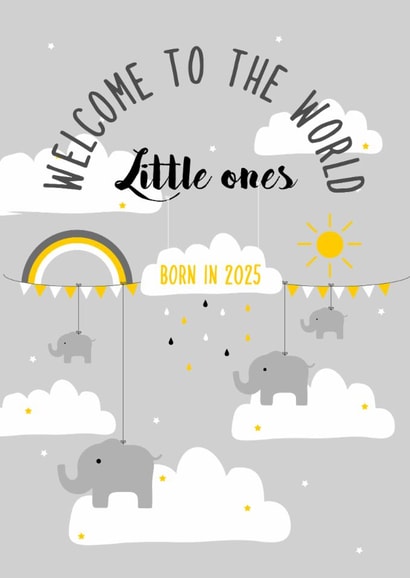 Welcome to the world Little ones - born in 2025 created by Rulu