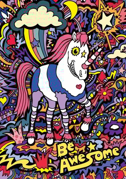 unicorns awesome Card 27344 created by Manic Minotaur