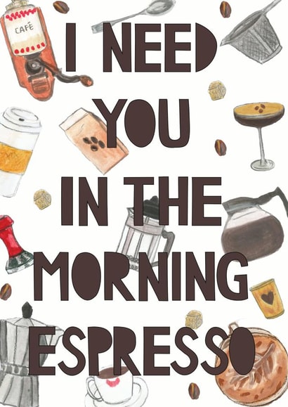 coffeelover coffee Card 33712 created by Miss Bespoke Papercuts