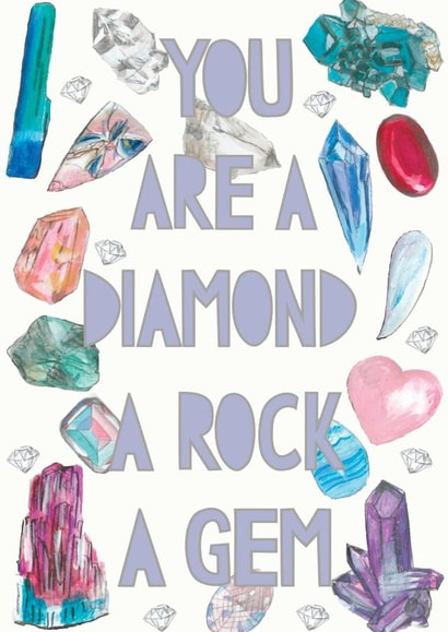 gems gemstone Card 33714 created by Miss Bespoke Papercuts