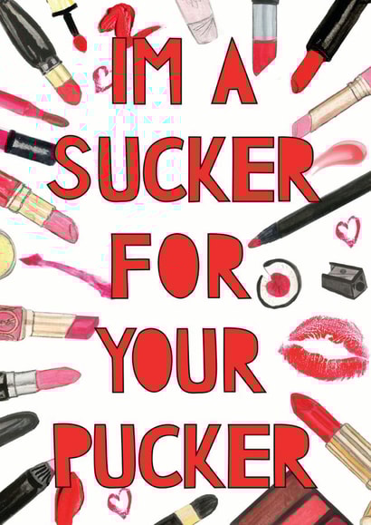 lipsticks funny Card 33718 created by Miss Bespoke Papercuts