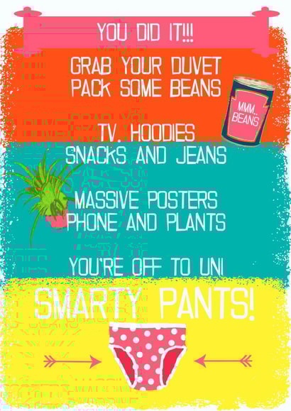 pink girl Good Luck Card 7169 created by Giddy Kipper