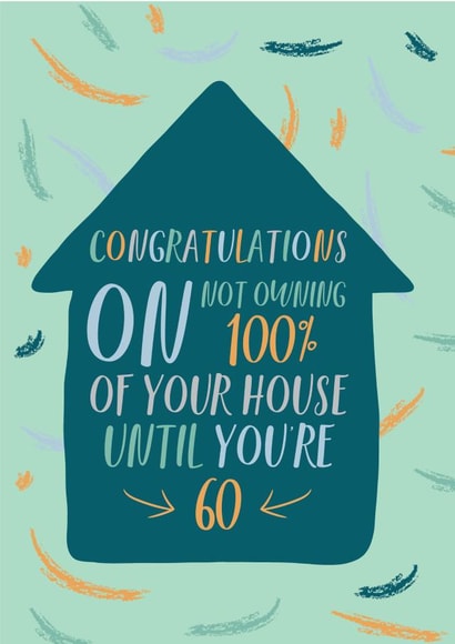 house mortgage New Home Card 11306 created by PAPR Boutique