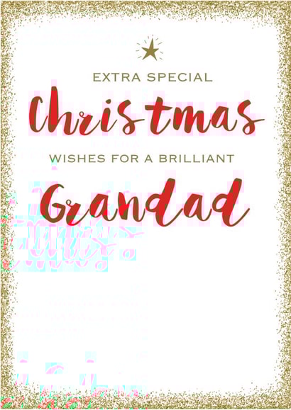 grandad xmas Christmas Card 25663 created by Always Sparkle