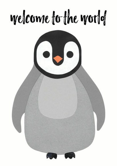 welcome world New Baby Card 32949 created by Chameleon and Co