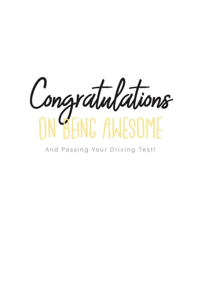 Test awesome Congratulations Card 10523 created by alex