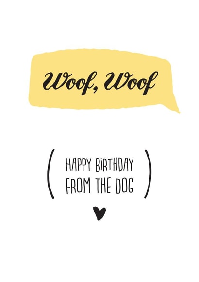 Dog Pet Birthday Card 10528 created by alex