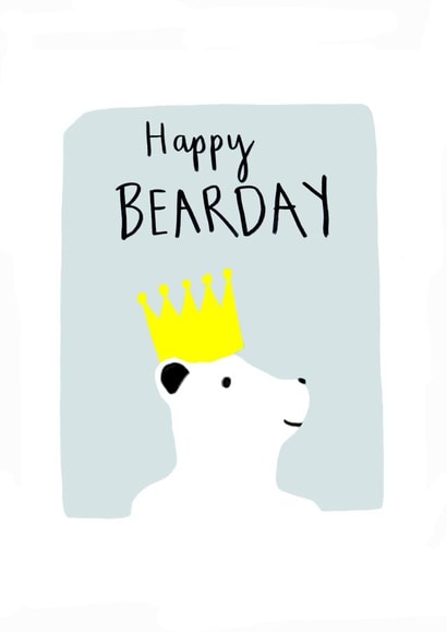 bear Male Birthday Card 25079 created by Just like Sophie