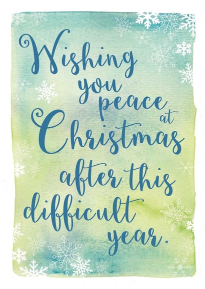 peace bereavement Sympathy Card 8890 created by Duckduckle Design