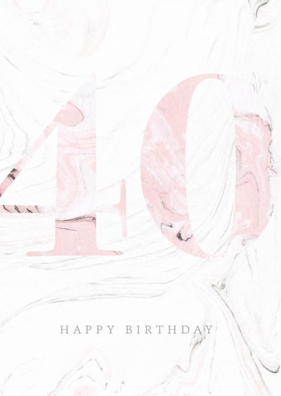 40 40th Birthday Card 4483 created by Joyful Joyful