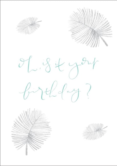 birthday plant Card 33909 created by Jess' Mess