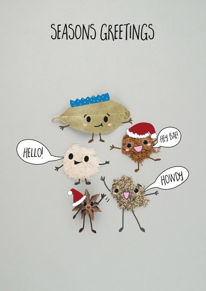 festive silly Christmas Card 5791 created by Yippea