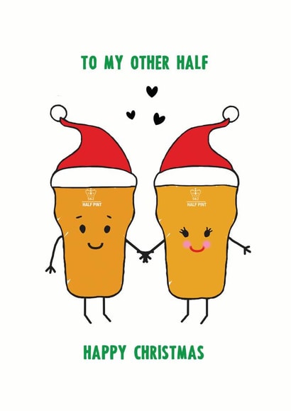 Xmas Beer Christmas Card 8919 created by Of Life & Lemons Ltd.