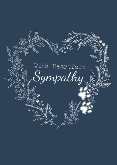 Sympathy pet Sympathy Card 11652 created by Made_by_mayfly