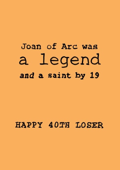 loser joan Birthday Card 5808 created by S.Y.T.O.