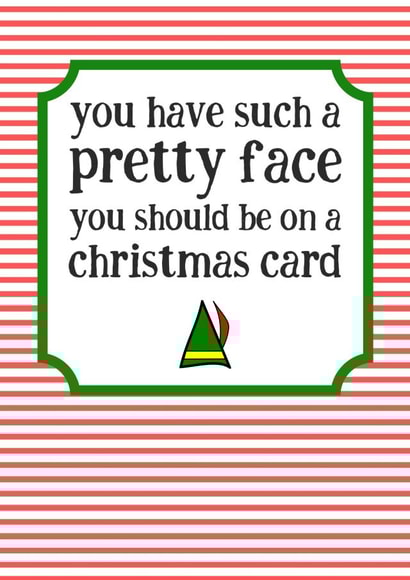 Elf Quote Christmas Card 32904 created by Rootie Tootie Designs