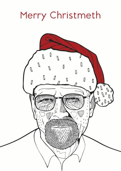 breaking bad Christmas Card 6130 created by The Card Compony